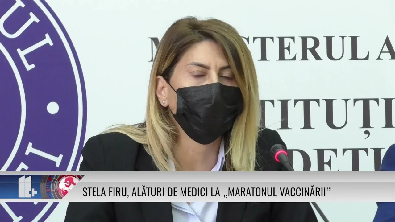 STELA FIRU, ALĂTURI DE MEDICI LA „MARATONUL VACCINĂRII”