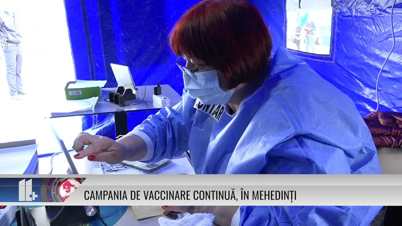 CAMPANIA DE VACCINARE CONTINUĂ, ÎN MEHEDINȚI