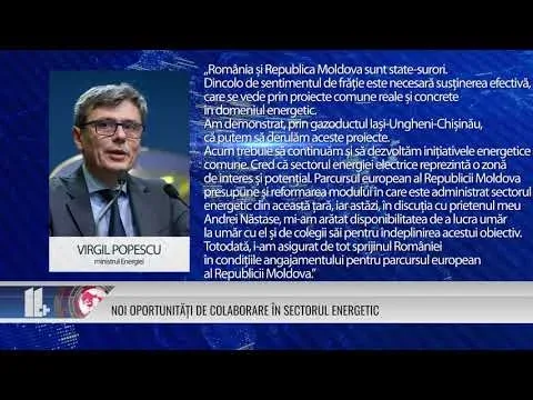 NOI OPORTUNITĂȚI DE COLABORARE ÎN SECTORUL ENERGETIC