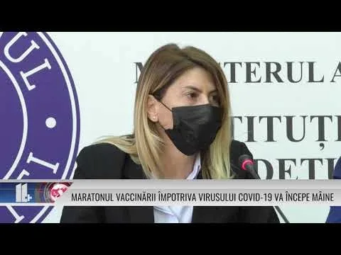 MARATONUL VACCINĂRII ÎMPOTRIVA VIRUSULUI COVID 19 VA ÎNCEPE M INE