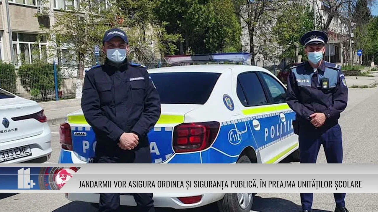 JANDARMII VOR ASIGURA ORDINEA ȘI SIGURANȚA PUBLICĂ, ÎN PREAJMA UNITĂȚILOR ȘCOLARE