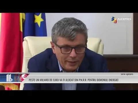 PESTE UN MILIARD DE EURO VA FI ALOCAT DIN P.N.R.R. PENTRU DOMENIUL ENERGIEI