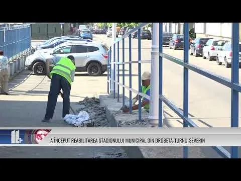 A ÎNCEPUT REABILITAREA STADIONULUI MUNICIPAL DIN DROBETA TURNU SEVERIN