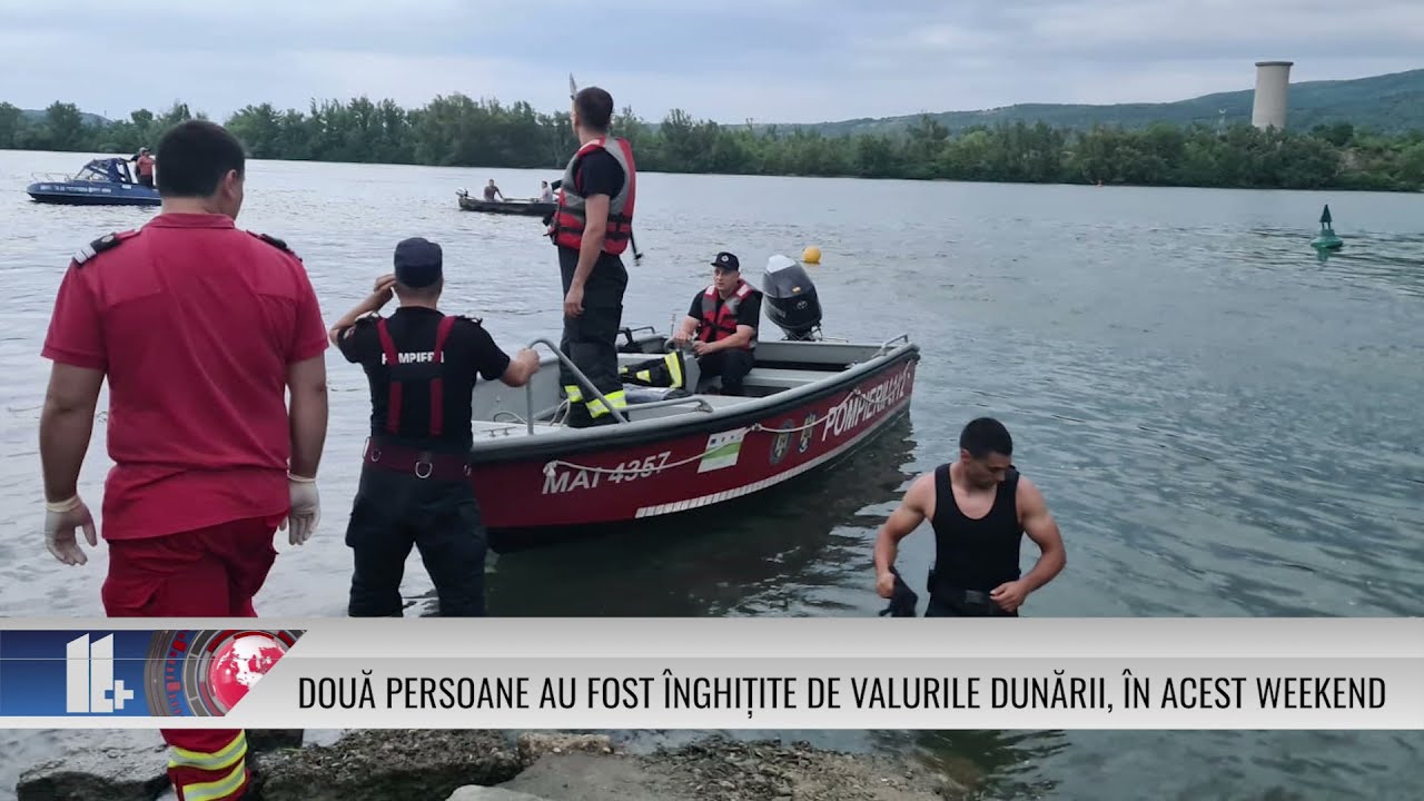 DOUĂ PERSOANE AU FOST ÎNGHIȚITE DE VALURILE DUNĂRII, ÎN ACEST WEEKEND