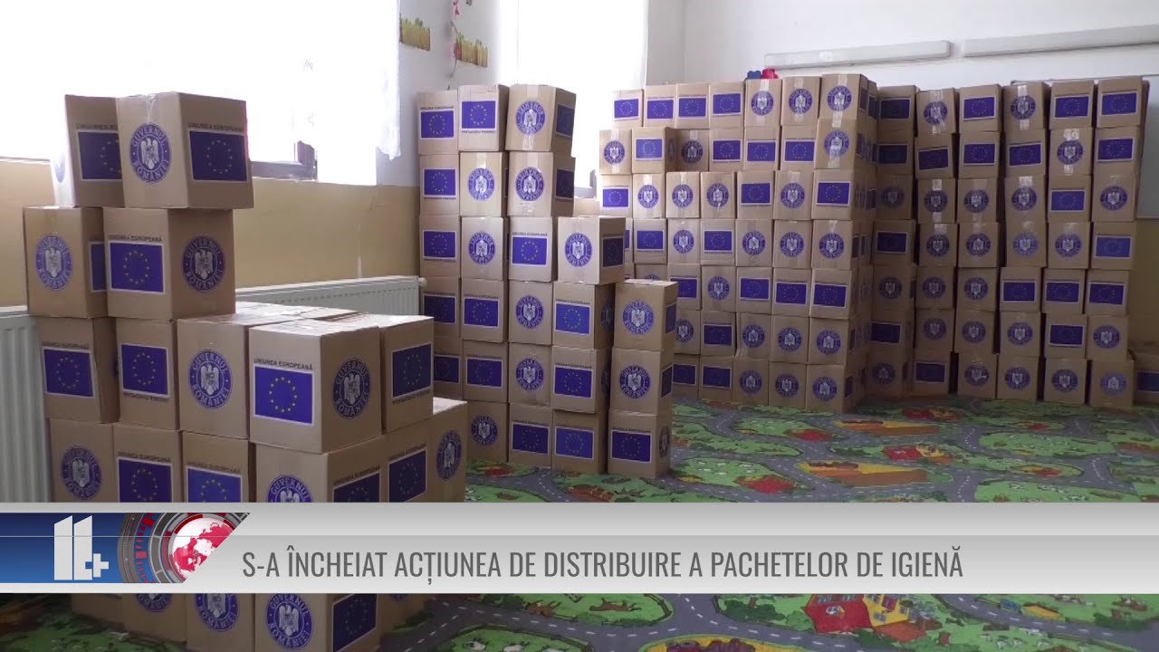 S-A ÎNCHEIAT ACȚIUNEA DE DISTRIBUIRE A PACHETELOR DE IGIENĂ