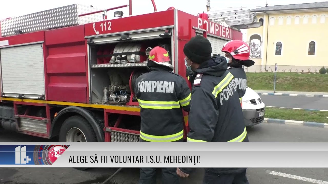 ALEGE SĂ FII VOLUNTAR ISU MEHEDINŢI!