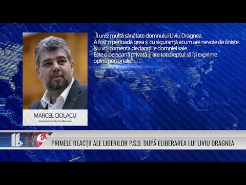 PRIMELE REACȚII ALE LIDERILOR PSD  DUPĂ ELIBERAREA LUI LIVIU DRAGNEA