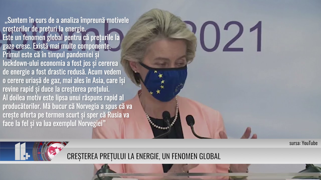 CREȘTEREA PREȚULUI LA ENERGIE, UN FENOMEN GLOBAL