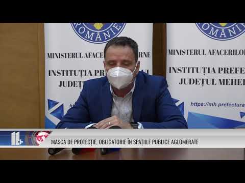 MASCA DE PROTECȚIE, OBLIGATORIE ÎN SPAȚIILE PUBLICE AGLOMERATE