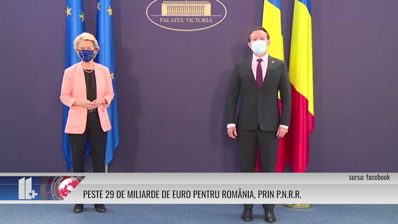 PESTE 29 DE MILIARDE DE EURO PENTRU ROMÂNIA, PRIN PLANUL NAȚIONAL DE REDRESARE ȘI REZILIENȚĂ