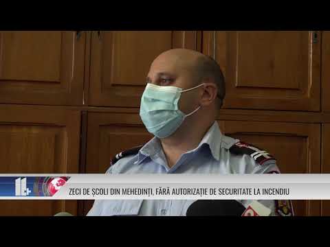 ZECI DE ȘCOLI DIN MEHEDINȚI, FĂRĂ AUTORIZAȚIE DE SECURITATE LA INCENDIU