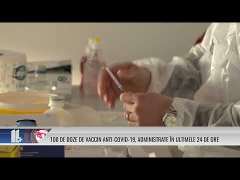 100 DE DOZE DE VACCIN ANTI COVID 19, ADMINISTRATE ÎN ULTIMELE 24 DE ORE