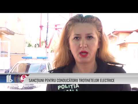 SANCȚIUNI PENTRU CONDUCĂTORII TROTINETELOR ELECTRICE