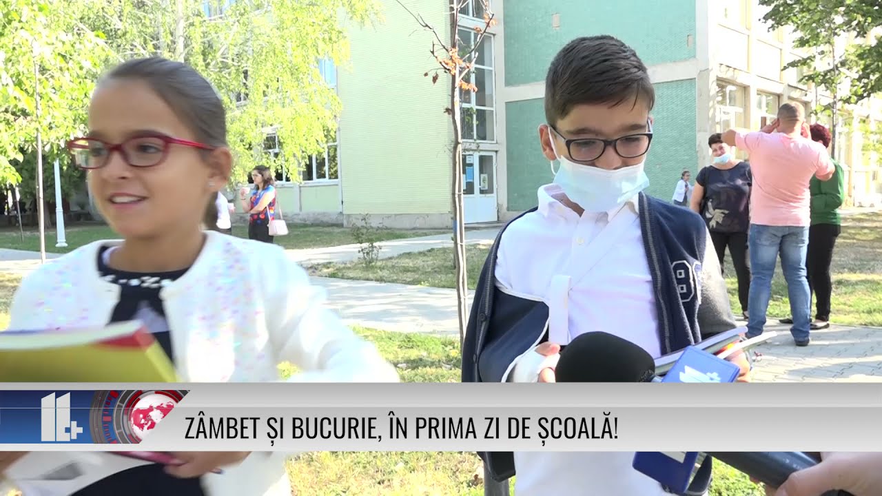 ZÂMBET ȘI BUCURIE, ÎN PRIMA ZI DE ȘCOALĂ!