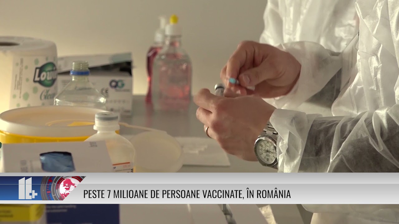 PESTE 7 MILIOANE DE PERSOANE VACCINATE, ÎN ROMÂNIA