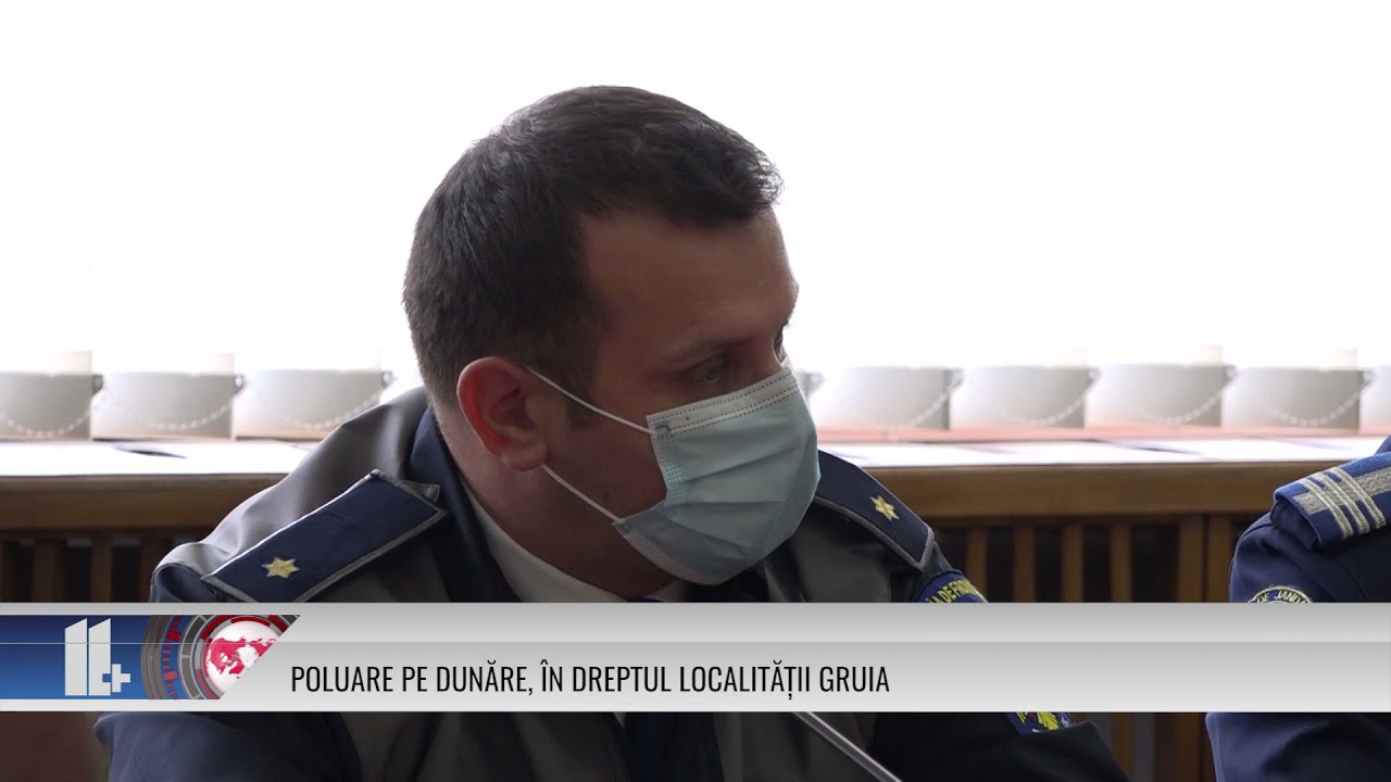 POLUARE PE DUNĂRE, ÎN DREPTUL LOCALITĂȚII GRUIA