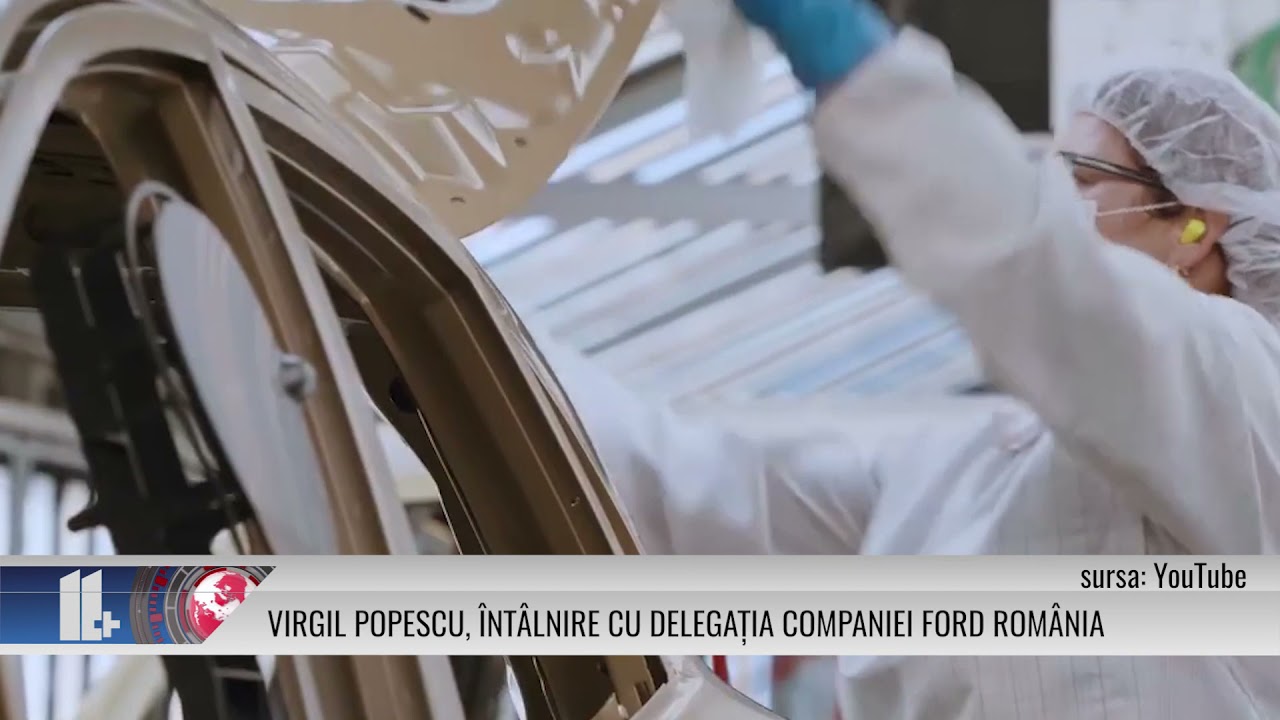 VIRGIL POPESCU, ÎNTÂLNIRE CU DELEGAȚIA COMPANIEI FORD ROMÂNIA