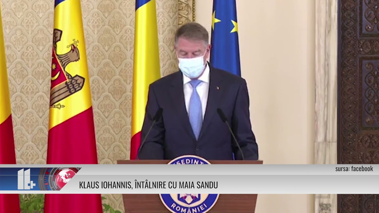 KLAUS IOHANNIS, ÎNTÂLNIRE CU MAIA SANDU