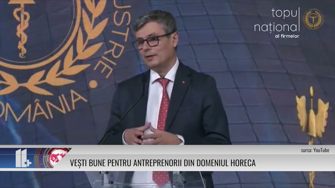 VEȘTI BUNE PENTRU ANTREPRENORII DIN DOMENIUL HORECA