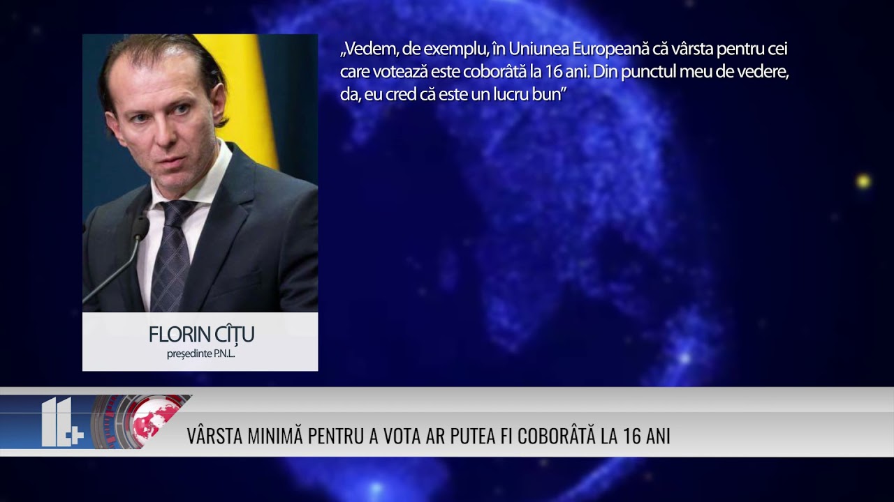 VÂRSTA MINIMĂ PENTRU A VOTA AR PUTEA FI COBORÂTĂ LA 16 ANI