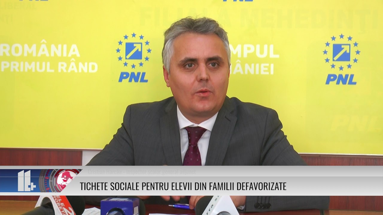 TICHETE SOCIALE PENTRU ELEVII DIN FAMILII DEFAVORIZATE