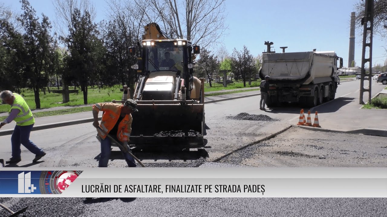 Lucrări de asfaltare, finalizate pe strada Padeș