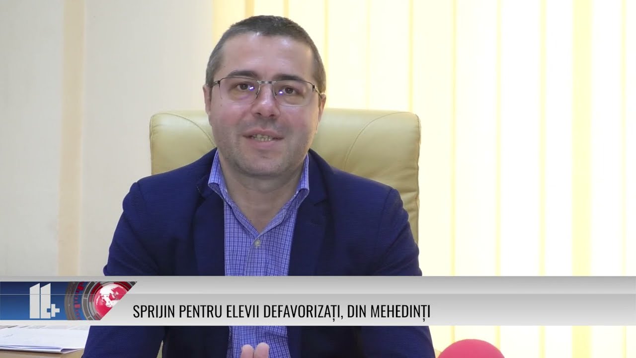 Sprijin pentru elevii defavorizați, din Mehedinți