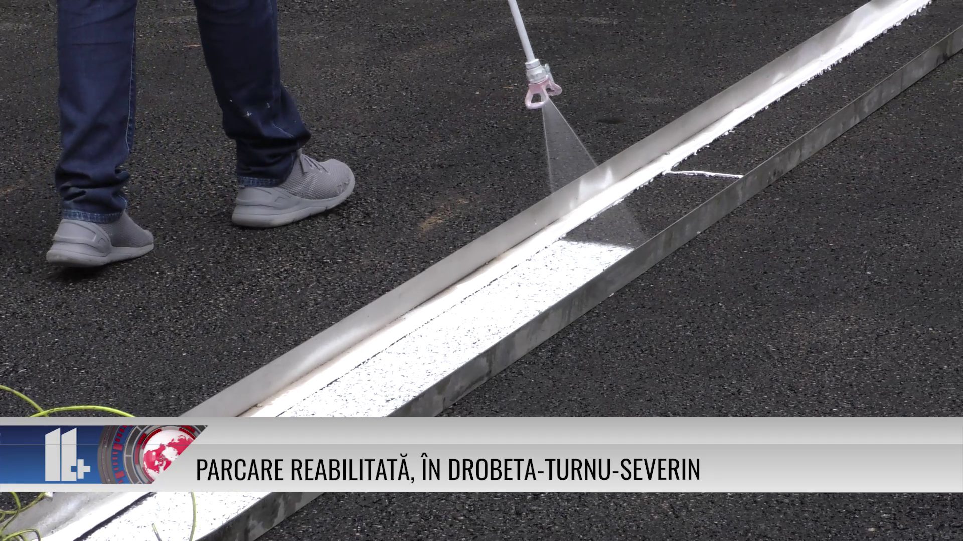 Parcare reabilitată, în Drobeta-Turnu-Severin