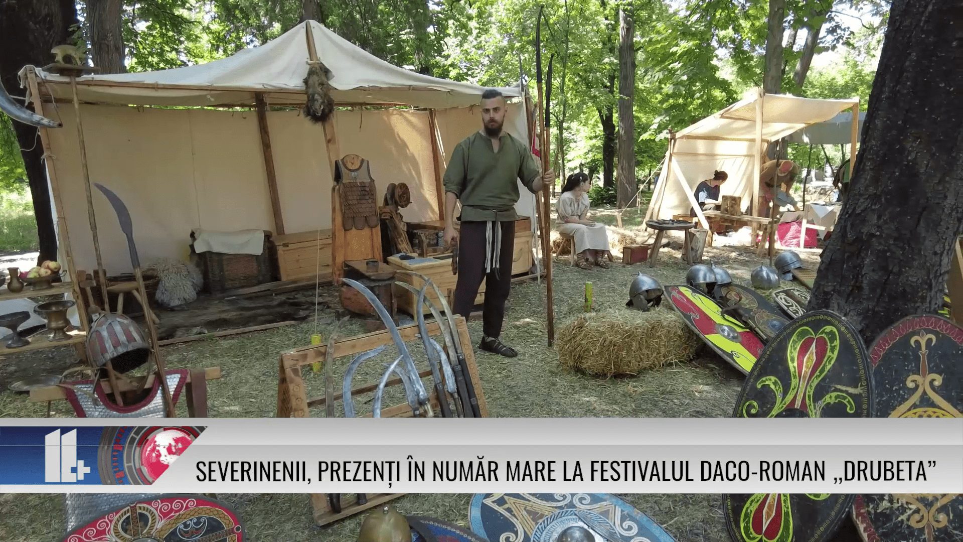 Severinenii, prezenți în număr mare la festivalul Daco-Roman „Drubeta”