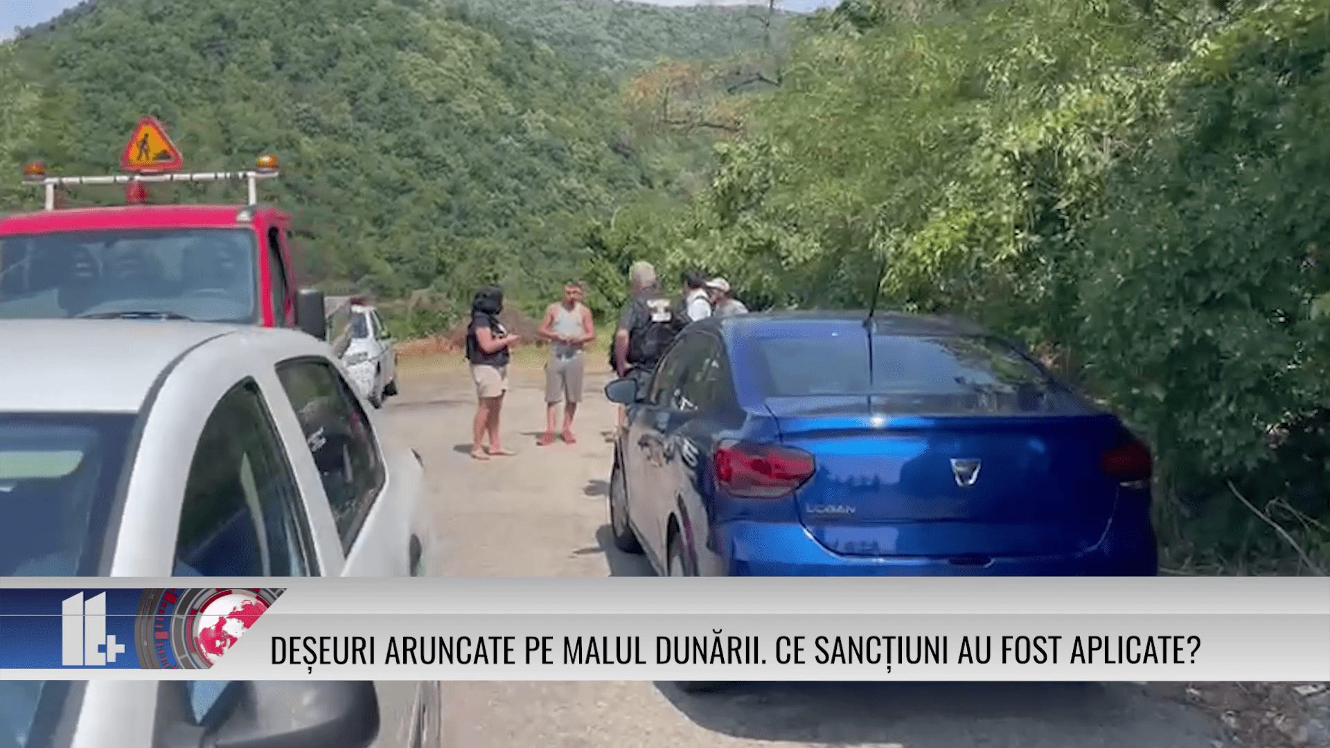 Deșeuri aruncate pe malul Dunării. Ce sancțiuni au fost aplicate?