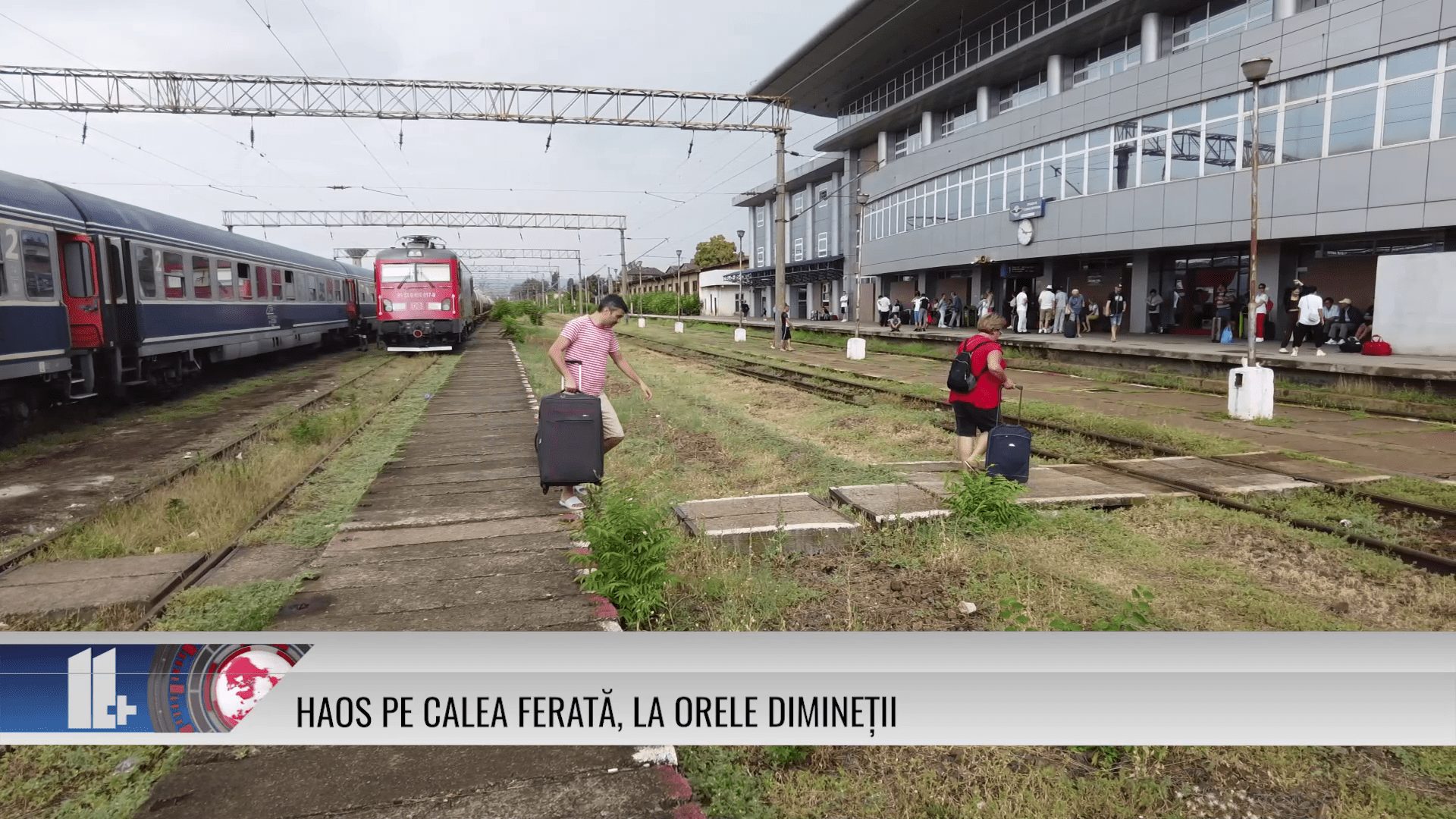 Haos pe calea ferată, la orele dimineții