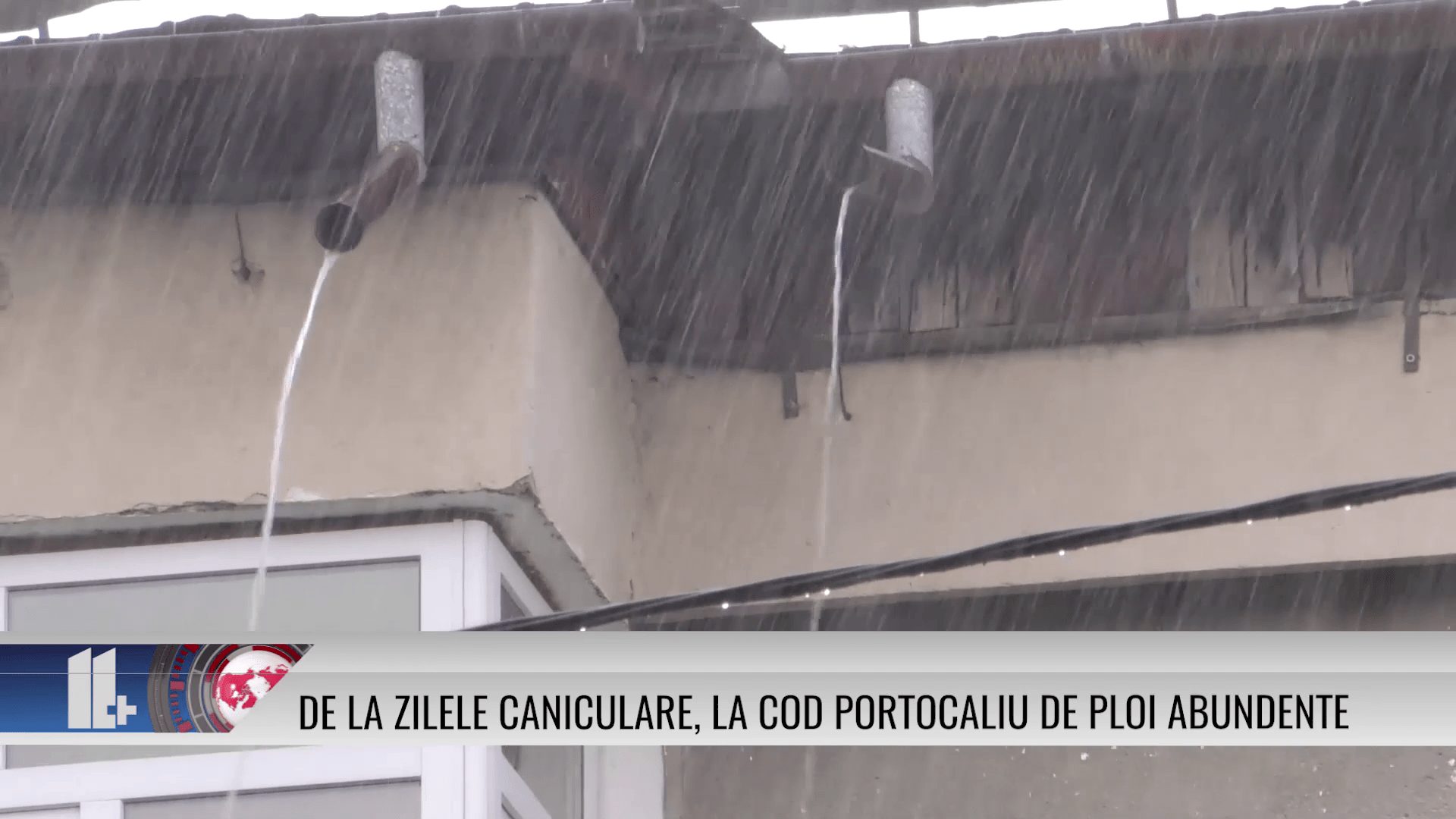 De la zilele caniculare, la cod portocaliu de ploi abundente