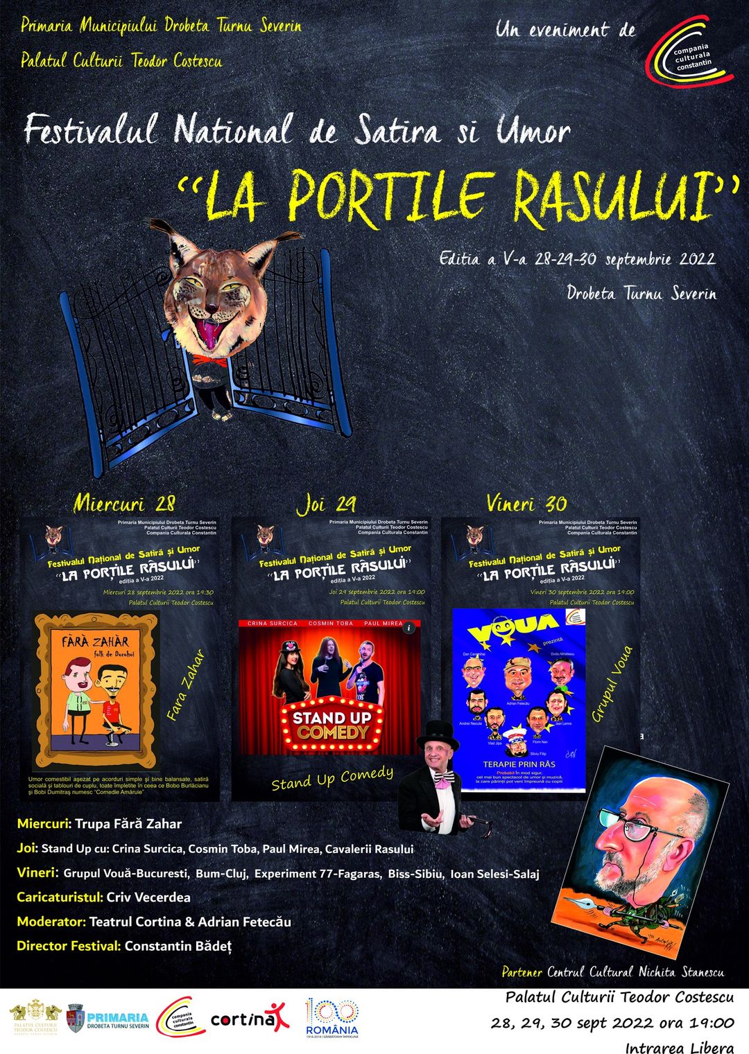 Festivalului „La porțile râsului”, în Drobeta-Turnu-Severin 