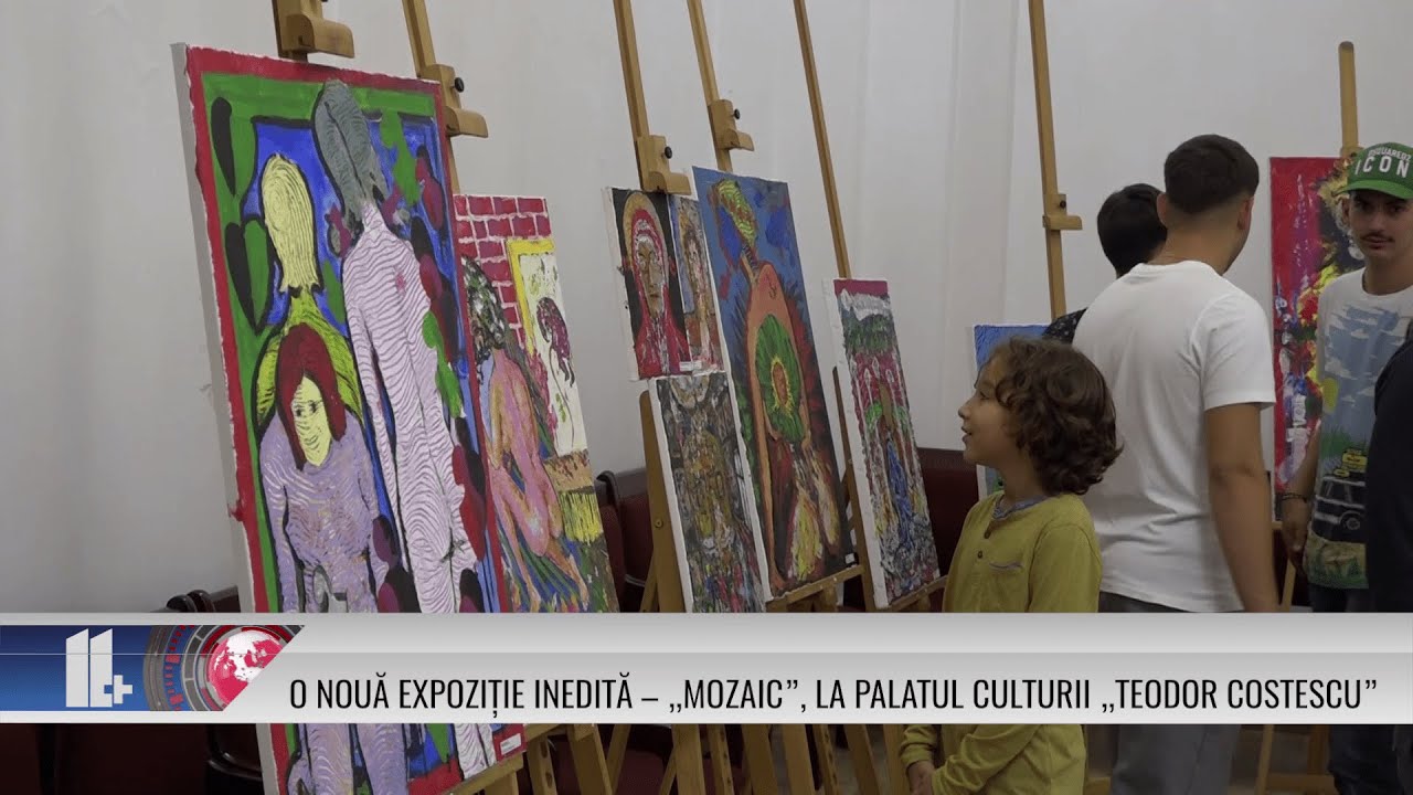 O nouă expoziție inedită – „Mozaic”, la Palatul Culturii „Teodor Costescu”