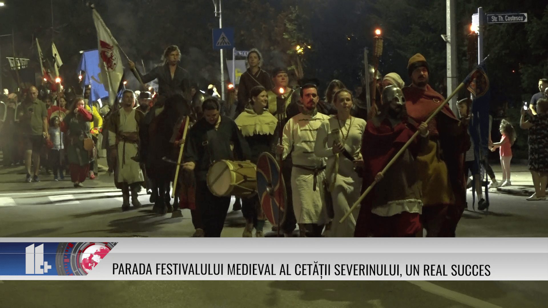 Parada Festivalului Medieval al Cetății Severinului, un real succes