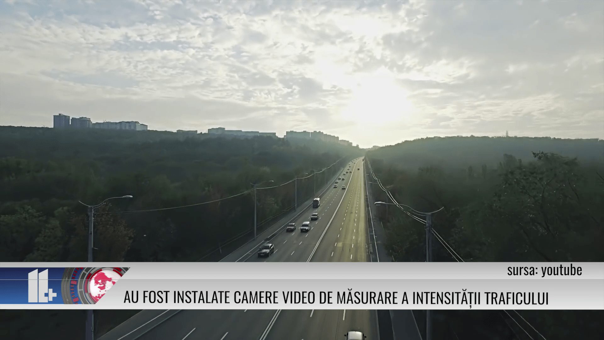 Au fost instalate camere video de măsurare a intensității traficului