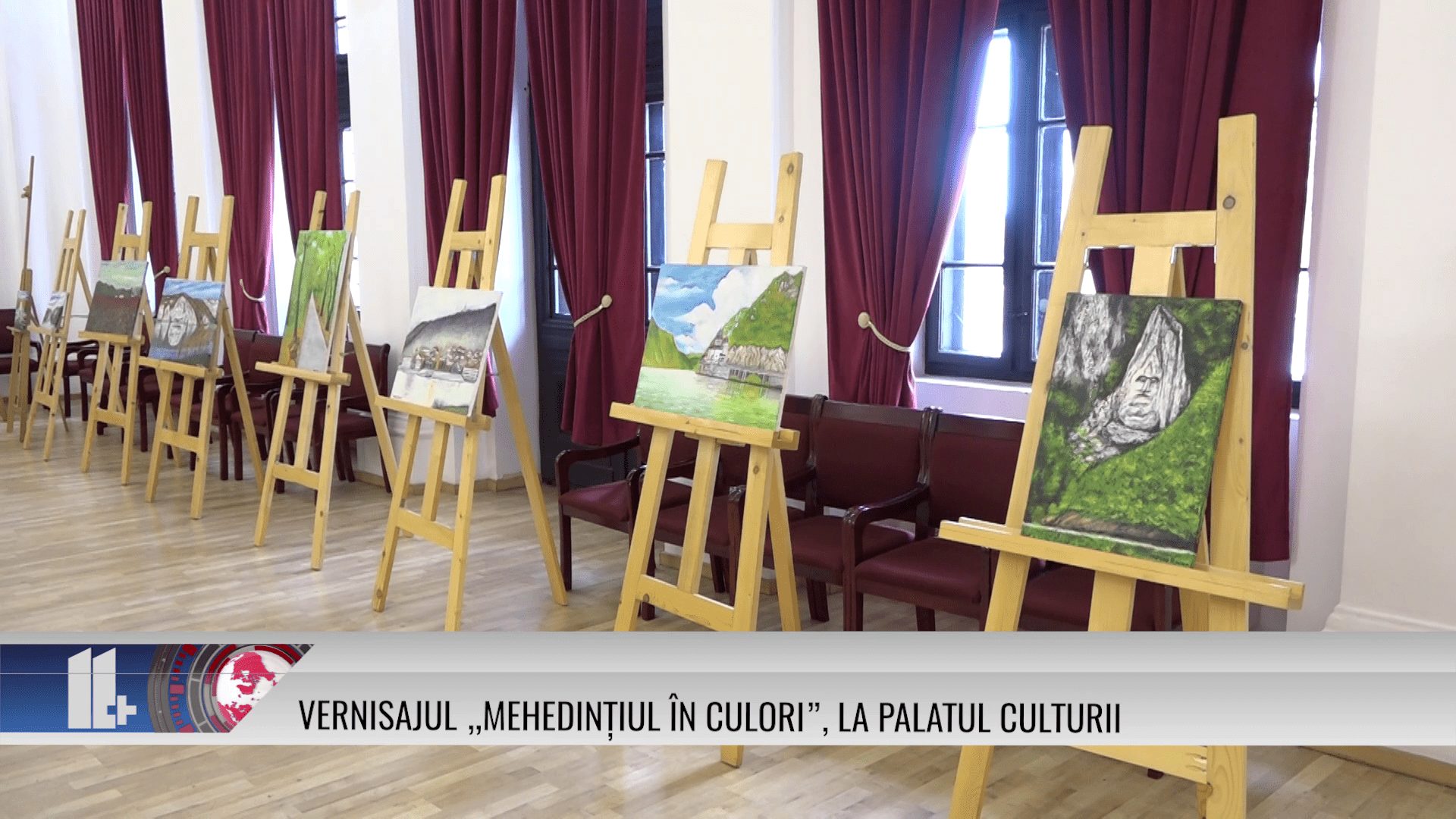 Vernisajul „Mehedințiul în culori”,  la Palatul Culturii