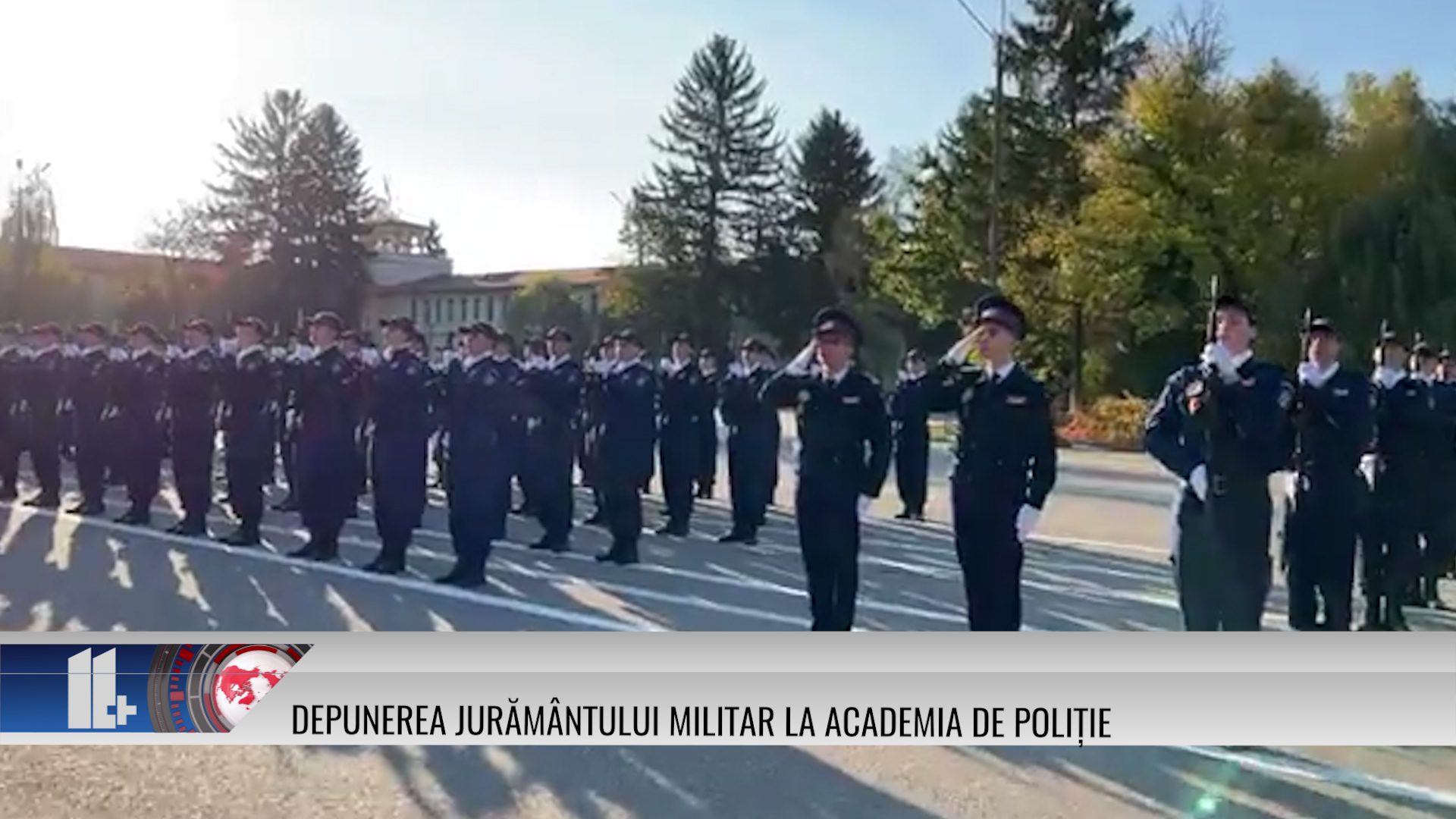 Depunerea jurământului militar la Academia de Poliție