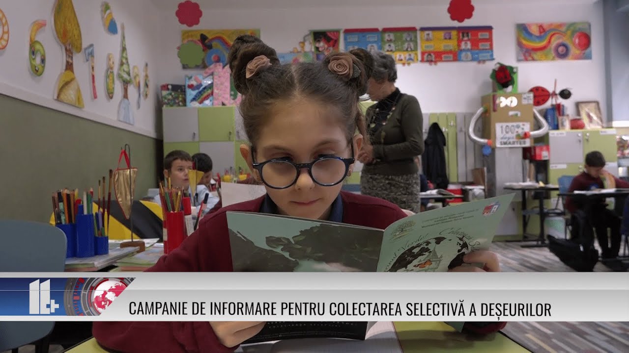 11 PLUS – Campanie de informare pentru colectarea selectivă a deșeurilor