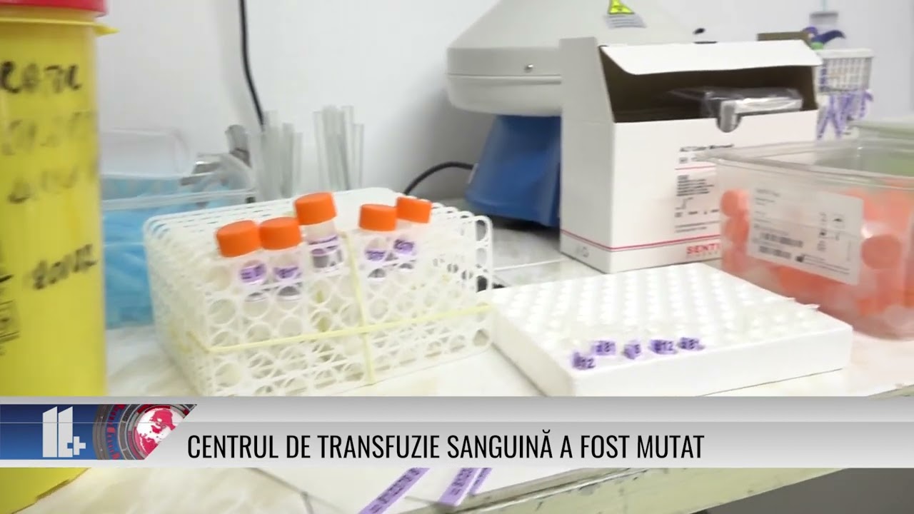 11 PLUS – Centrul de transfuzie sanguină a fost mutat