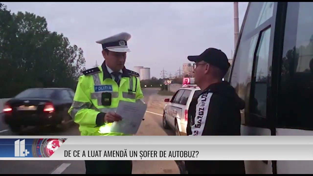 11 Plus – De Ce A Luat Amendă Un șofer De Autobuz?