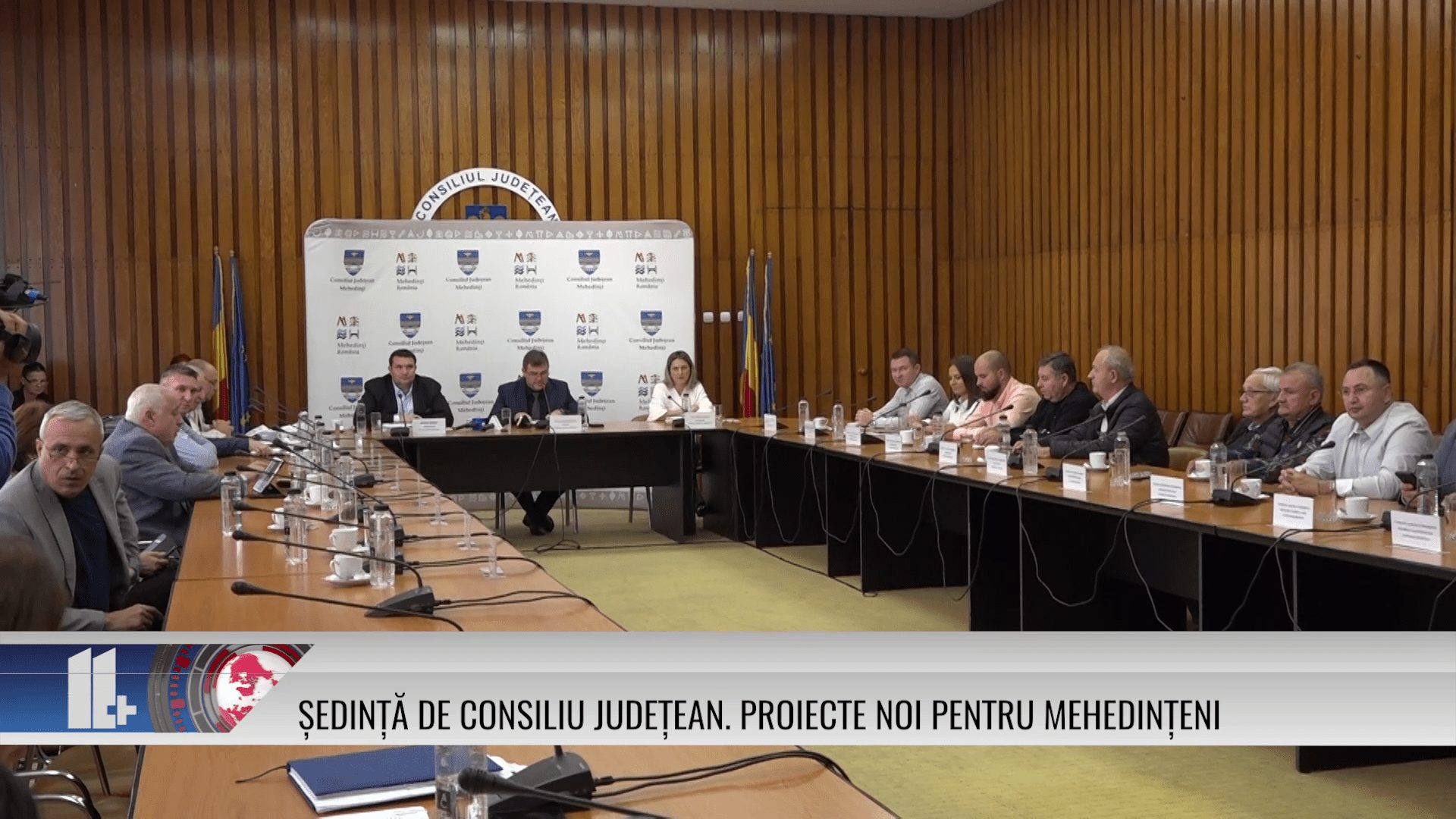 Ședință de Consiliu Județean. Proiecte noi pentru mehedințeni