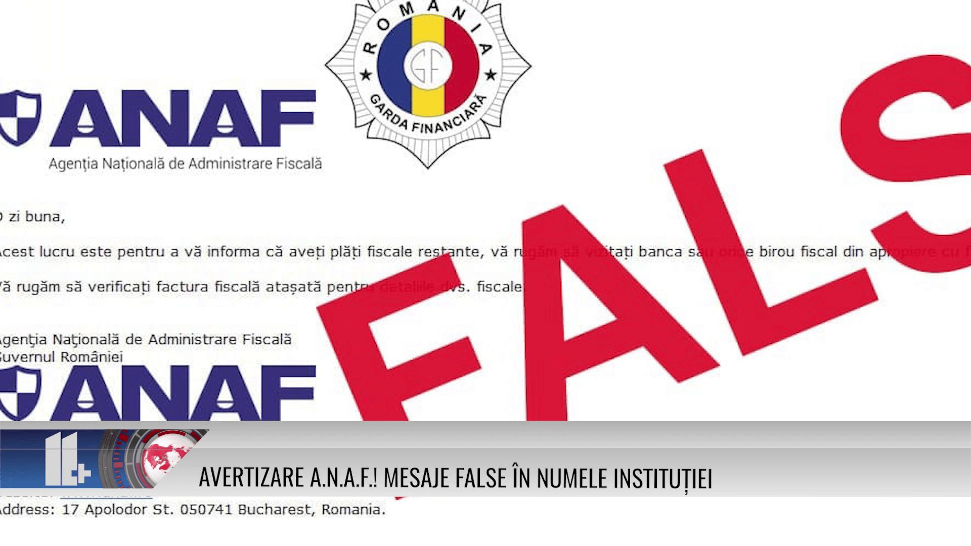 Avertizare A.N.A.F.! Mesaje false în numele instituției