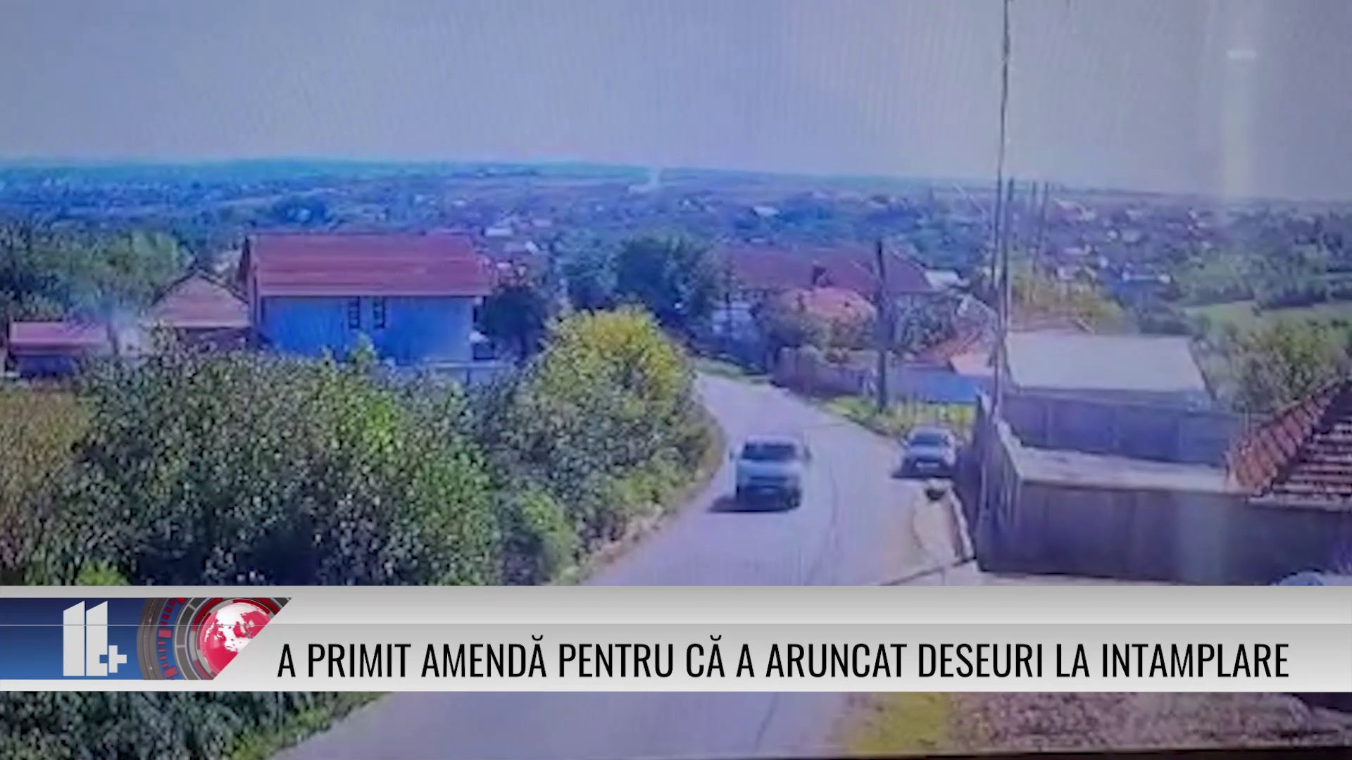 A primit amendă pentru că a aruncat deșeuri la întâmplare