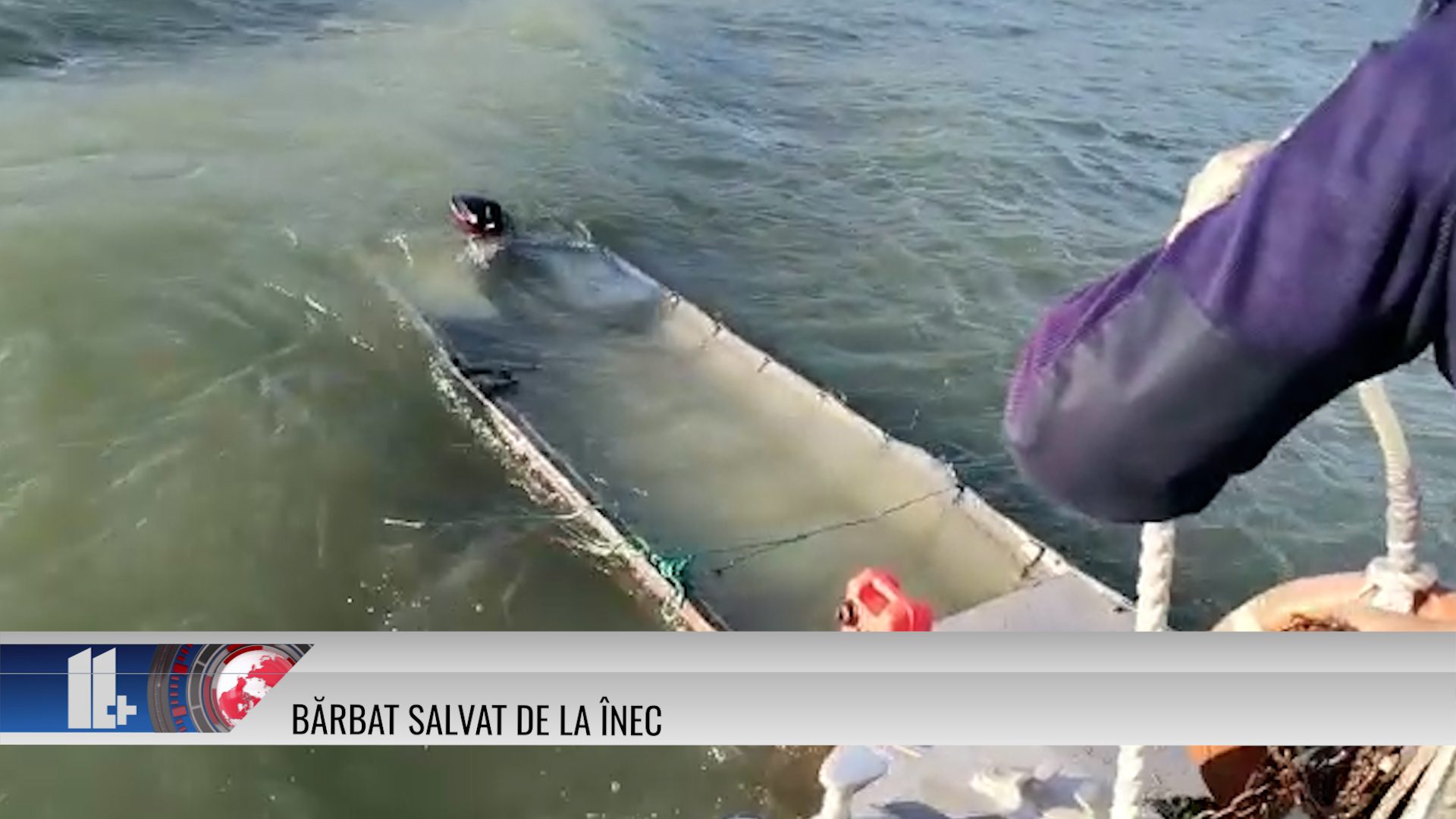 Bărbat salvat de la înec