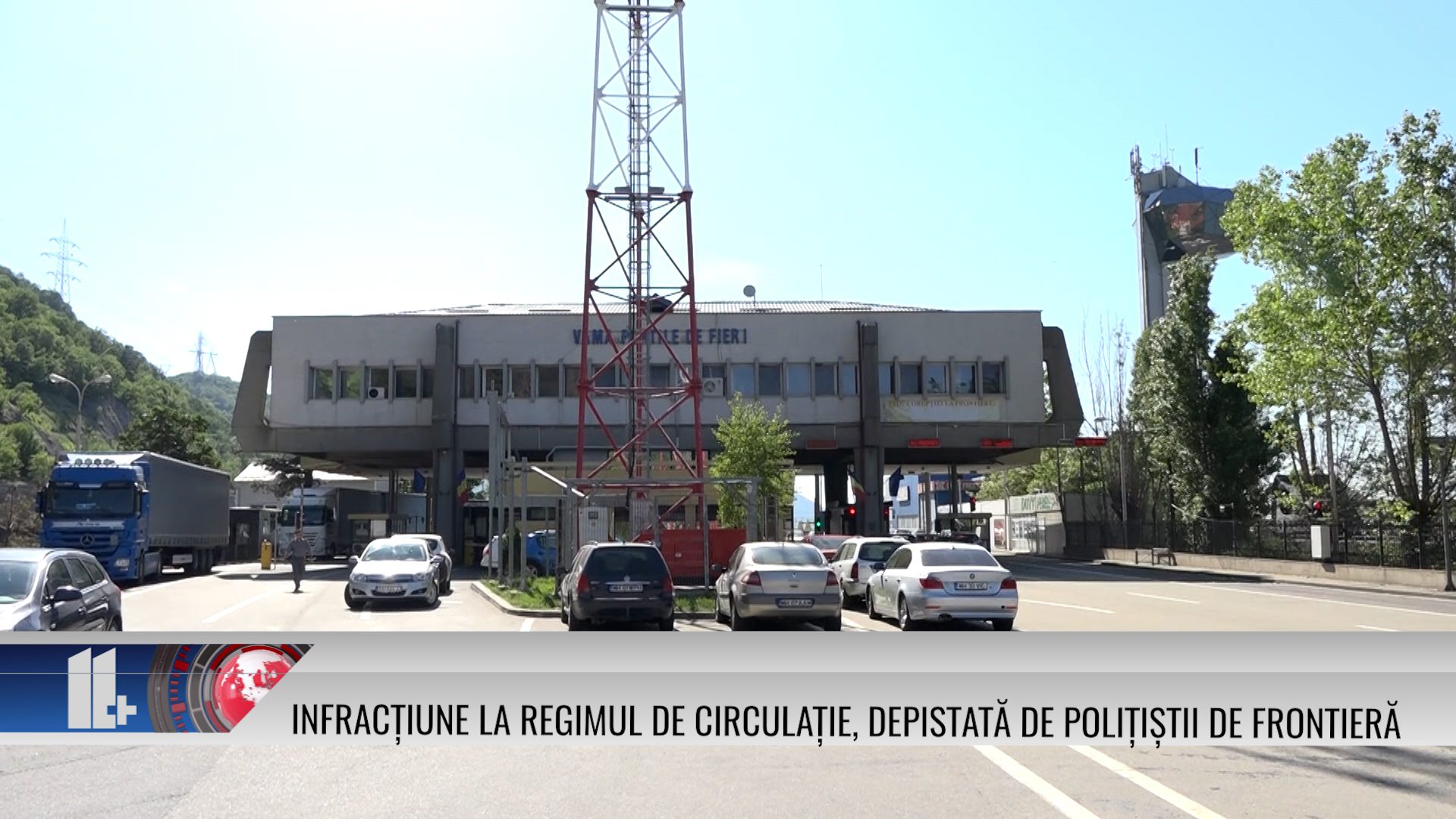 Infracțiune la regimul de circulație, depistată de polițiștii de frontieră