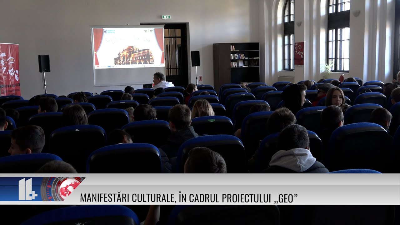 Manifestări culturale, în cadrul proiectului „Geo”