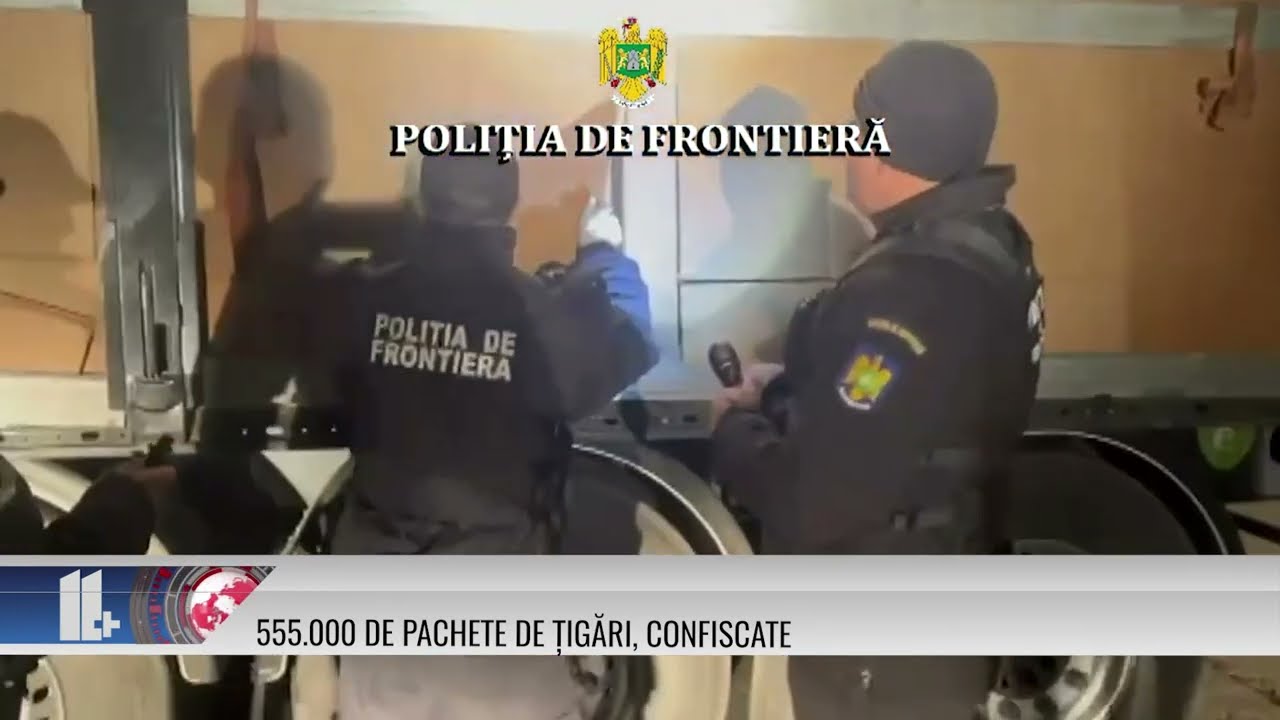 11 PLUS – 555.000 de pachete de țigări, confiscate