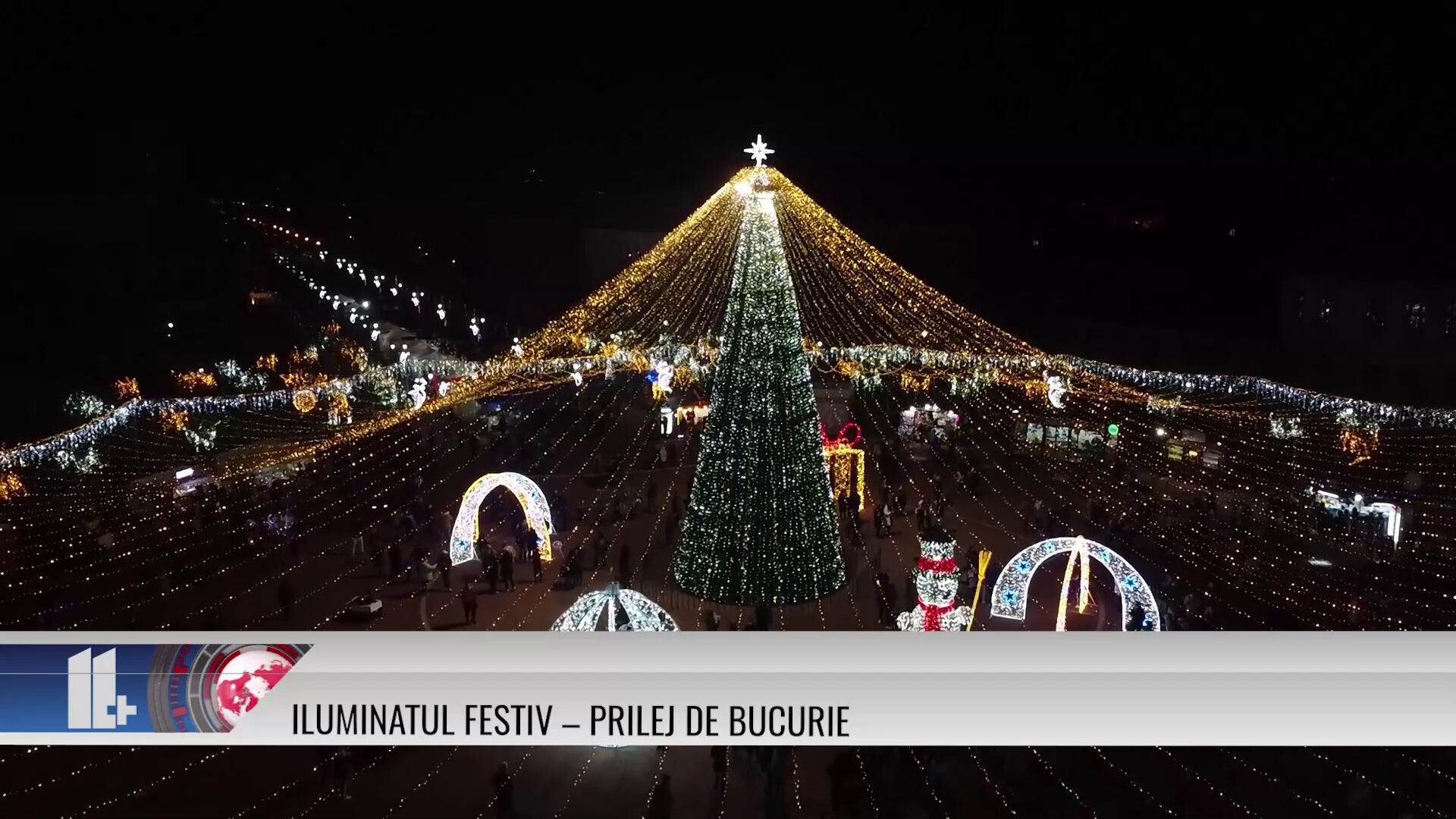 Iluminatul festiv – prilej de bucurie