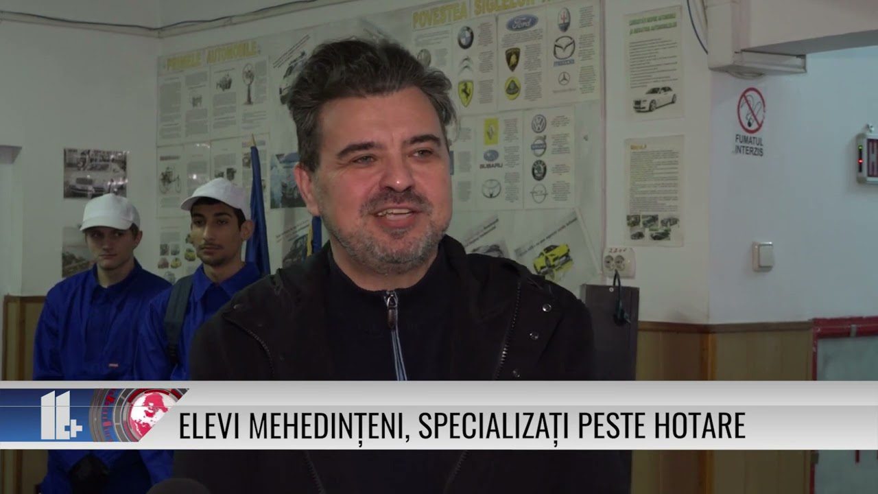 Elevi mehedințeni, specializați peste hotare